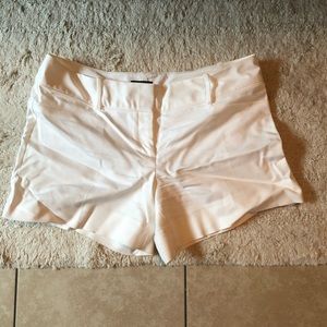 White limited shorts size 12.
